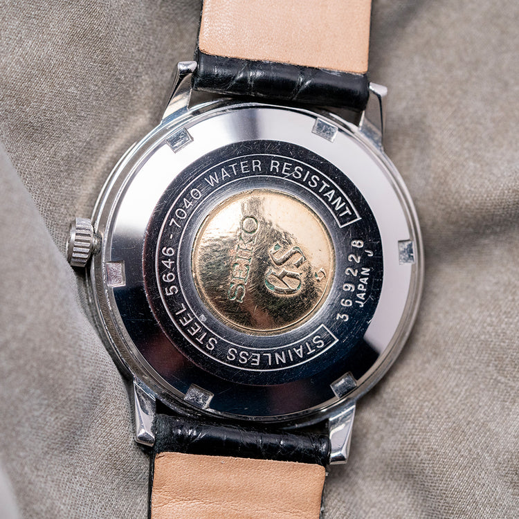 1973 Grand Seiko 56GS 'Hammered' Textured 35mm 5646-7040