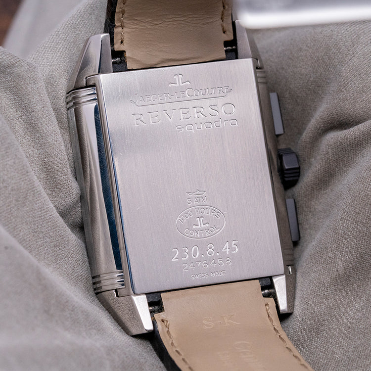 2000s Jaeger-LeCoultre Reverso Squadra Chronograph GMT 230.8.45
