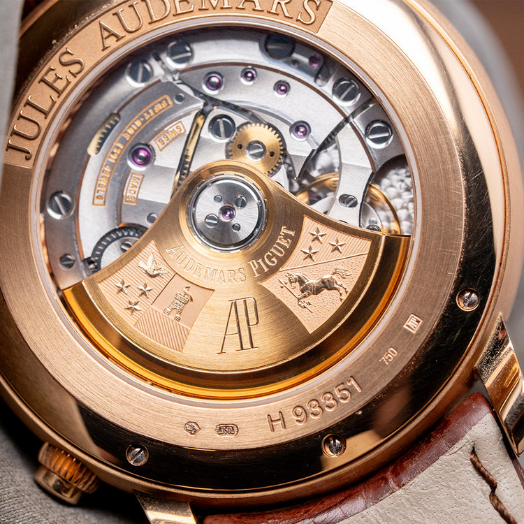 2014 Audemars Piguet Jules Audemars 18ct Rose Chrono 41mm 26100OR