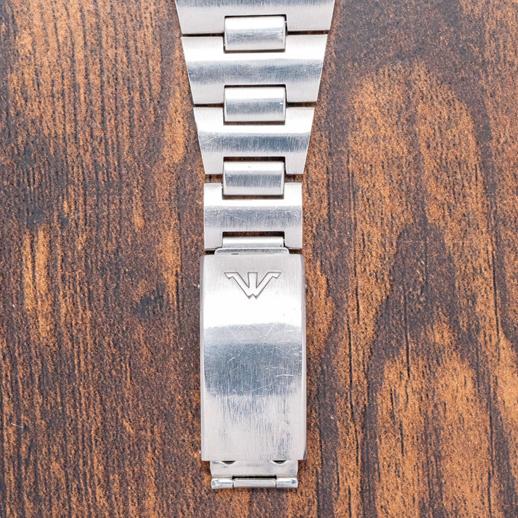 1970s Wittnauer Automatic Blue Dial 'Diver' on Bracelet 37mm