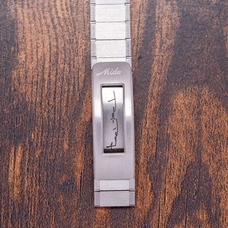 1990s Mido Ocean Star No.1 Aquadura Quartz 23mm