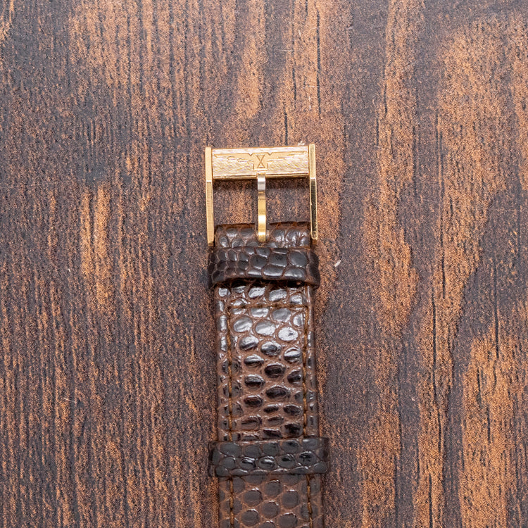 1976 Longines Gold Plated Stepped Hexagon 5047-2 34mm
