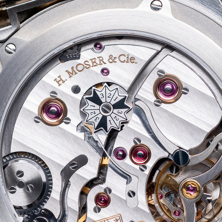 2017 H.Moser & Cie Pioneer Perpetual Calendar Midnight Blue 43mm 3800-1200