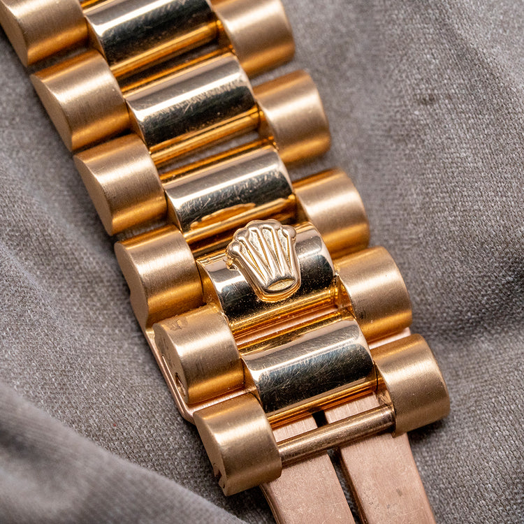 1986 Rolex Day-Date 36mm Champagne Dial 18038