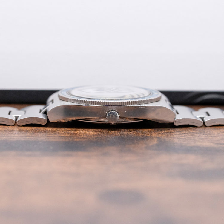 1970s Wittnauer Automatic Blue Dial 'Diver' on Bracelet 37mm