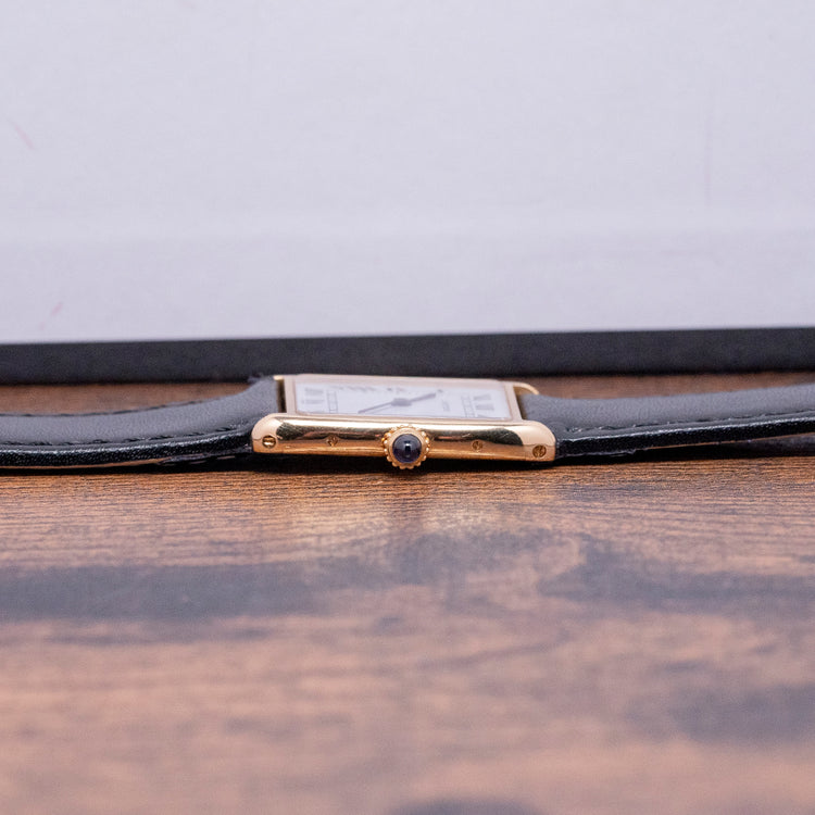 1993 Cartier Tank Arrondie Mecanique Extra-Plate 23x29mm