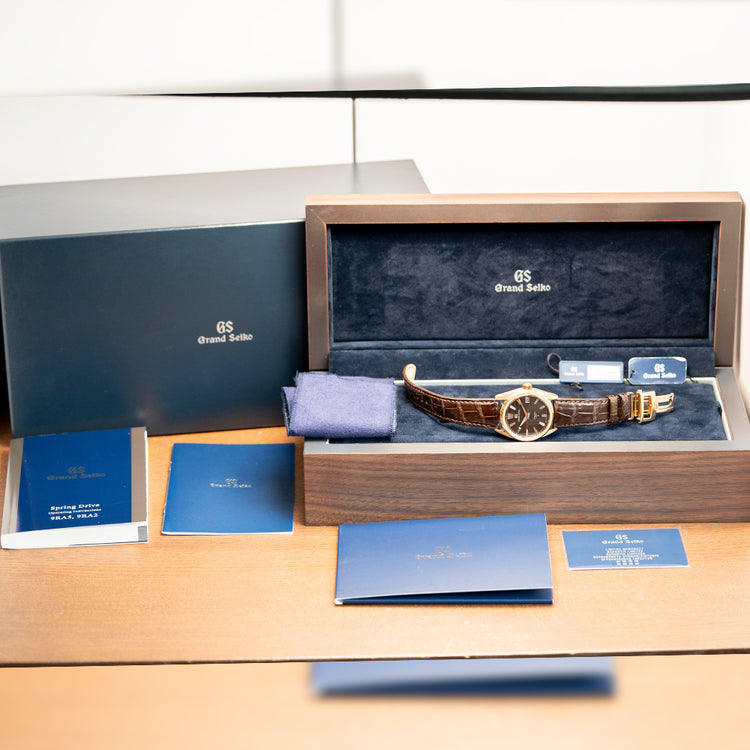 2022 Grand Seiko 18ct Rose Gold 'Tree-Rings' SLGA008J 40mm Limited