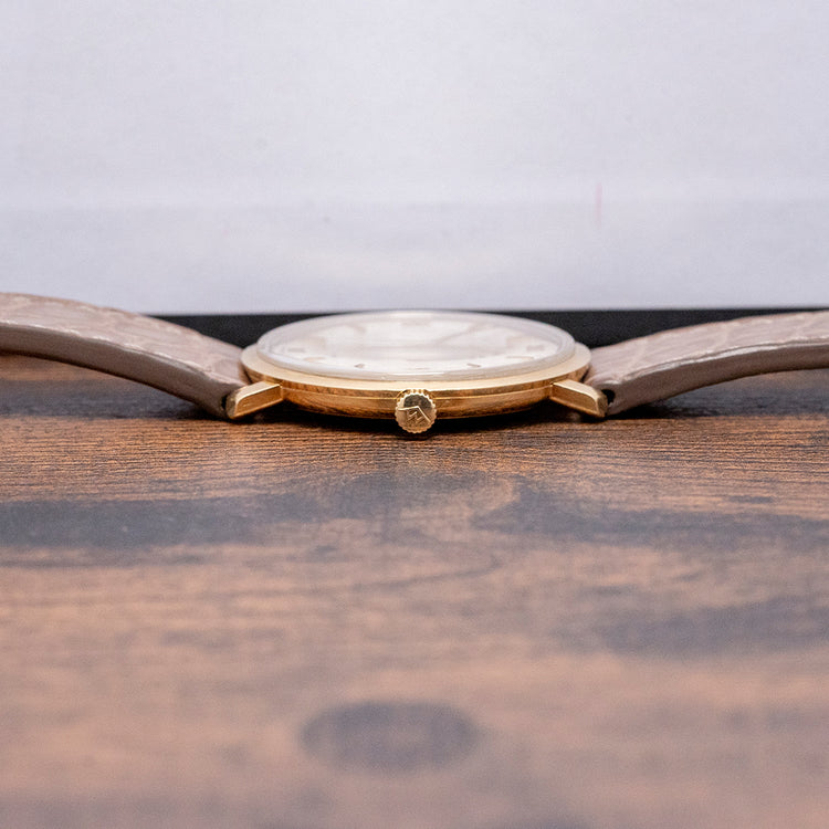1960s Movado 'Gentleman' 18ct Gold Micro-Rotor Cal. 230 34mm