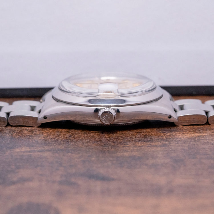 1982 Rolex Oyster Perpetual Date 34mm Silver Dial 15000