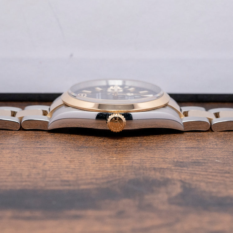 2021 Rolex Explorer I Two-Tone 36mm Steel & Gold 124273