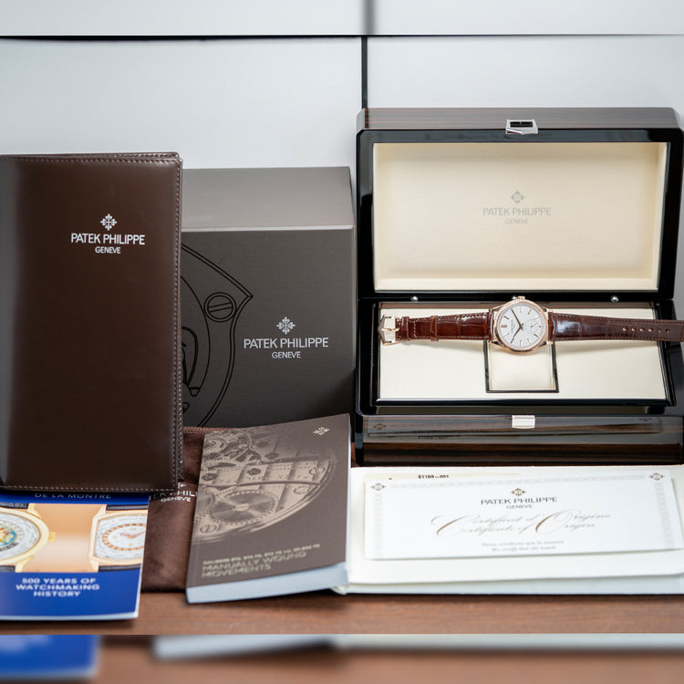 2026 Unworn Patek Philippe Calatrava 18ct Rose Gold 39mm 6119R