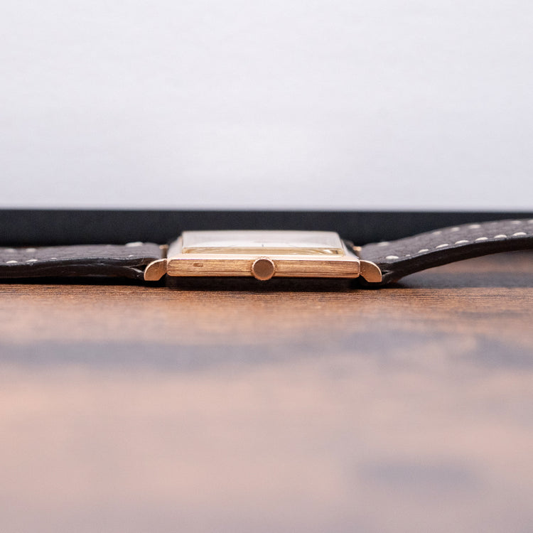 1960s Audemars Piguet Ultra-Thin Square 18ct Pink Gold 25mm