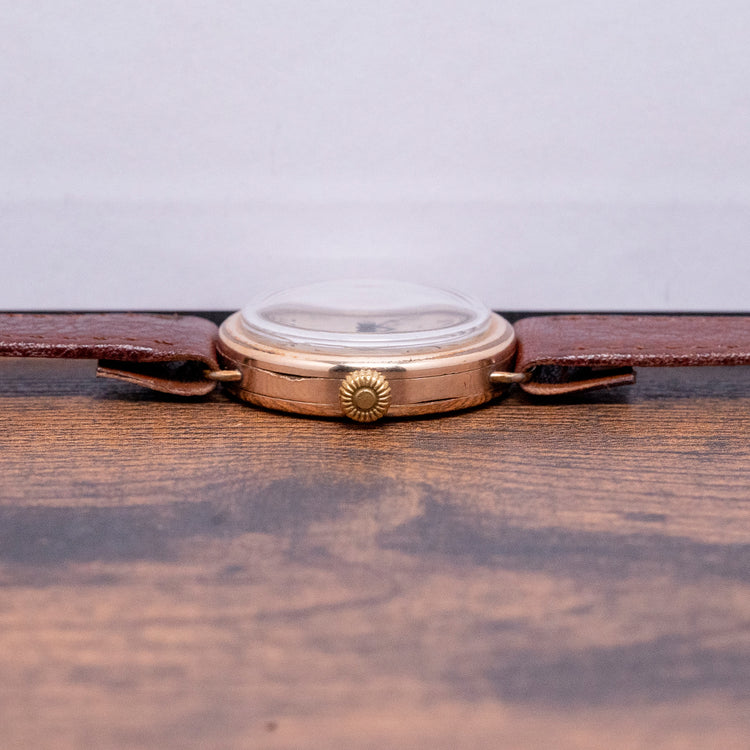 1923 Omega Pink Gold-Plated 31mm Manually Wound 26.5 S.O.B