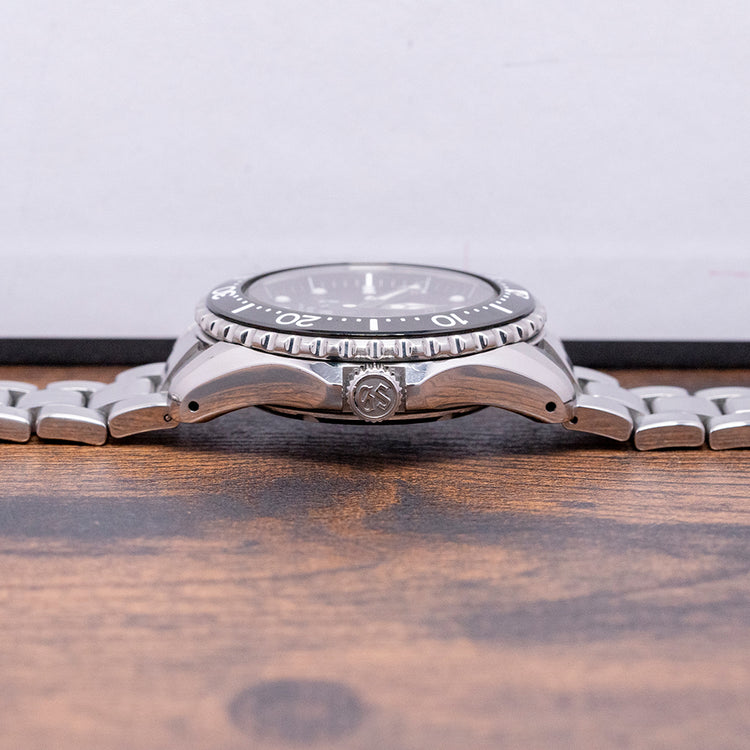 2015 Grand Seiko Spring Drive Diver Black 44mm SBGA029