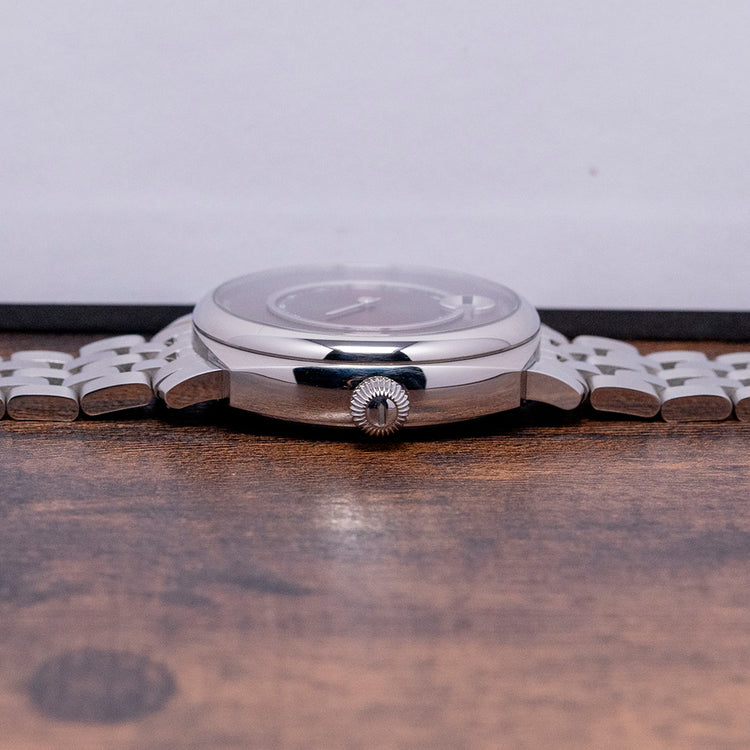 2023 Fears Christopher Ward Alliance 01 Jump Hour Red Dial