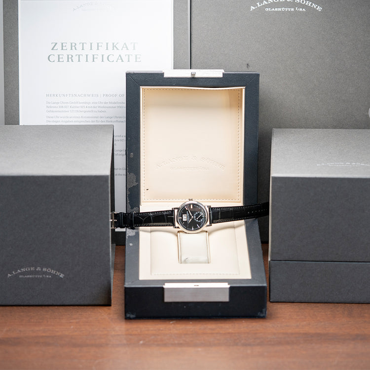 1999 A. Lange & Söhne Langematik 37mm White Gold 308.027
