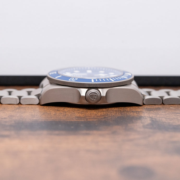2018 Tudor Pelagos Blue Titanium 42mm on Bracelet 25600TB