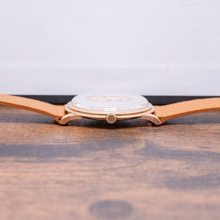 1958 Movado 'Calatrava' 9ct Gold Unpolished Case 34.5mm