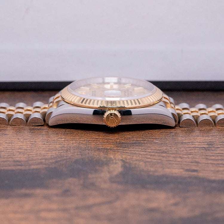 2023 Rolex Datejust 36mm Two-Tone Fluted Motif Dial 126233