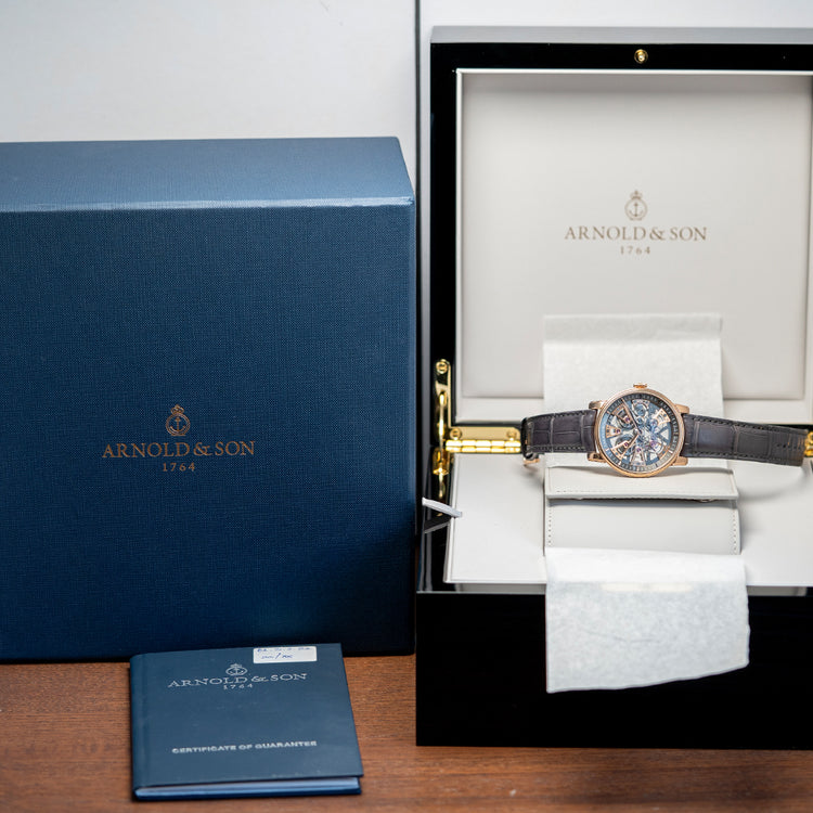 2024 Arnold & Son Nebula 41.5 18ct Red Gold Limited Edition