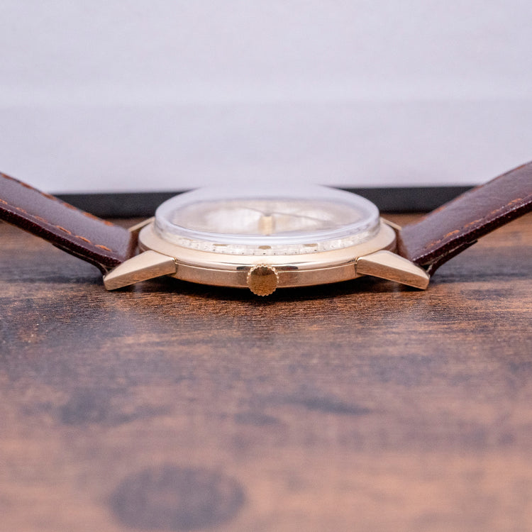 1962 Tudor Royal 9ct Gold Linen Dial 32mm Mechanical