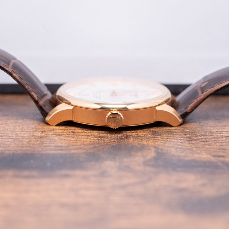 2020s Tissot Chemin Des Tourelles Chronometer Gold Plated 42mm