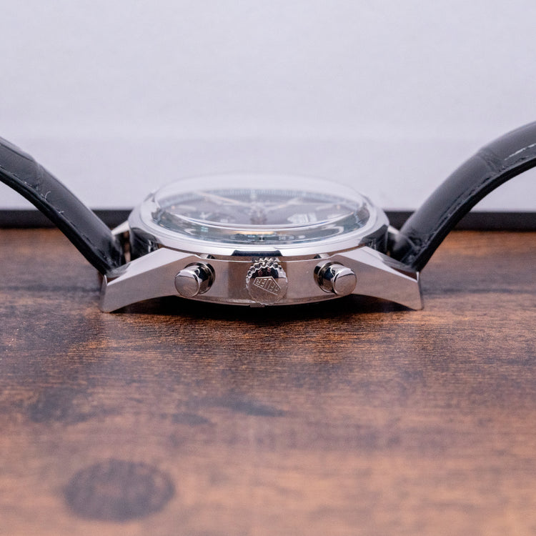 2021 TAG Heuer Carrera Chronograph Green Limited Ed 39mm