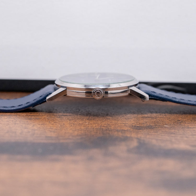 1970s Certina Jubile Blue Dial Manual Cal. 396 Steel 34mm