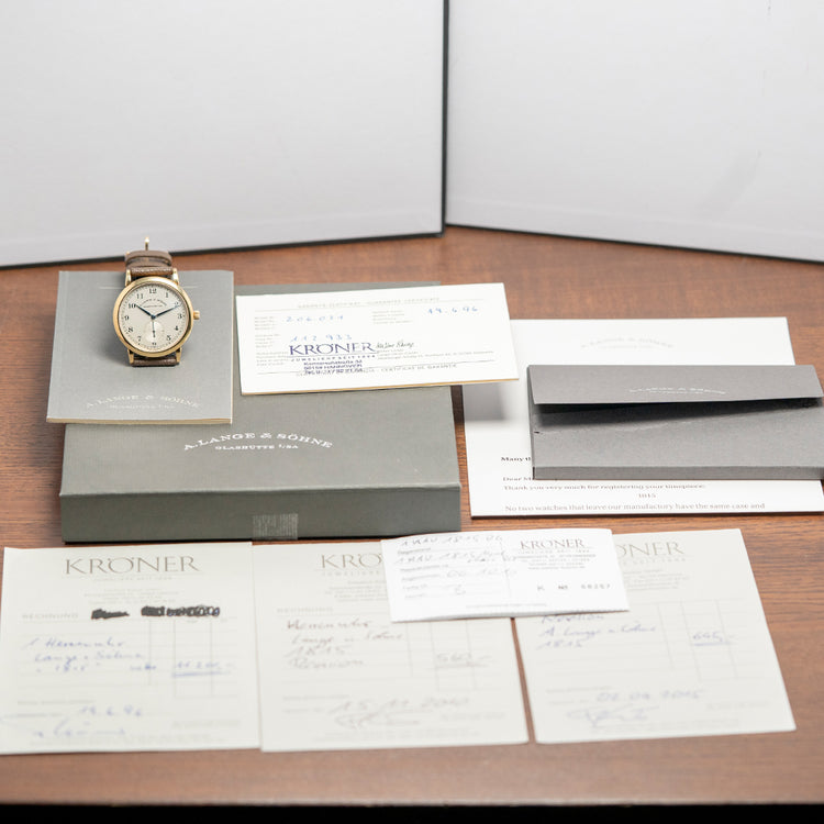 1996 A.Lange & Söhne 1815 18ct Yellow Gold 36mm 206.021