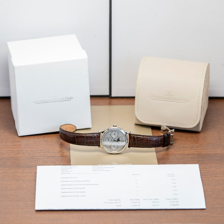 2000s JLC Master Control Perpetual Calendar 18ct White Gold 37mm 140.3.80