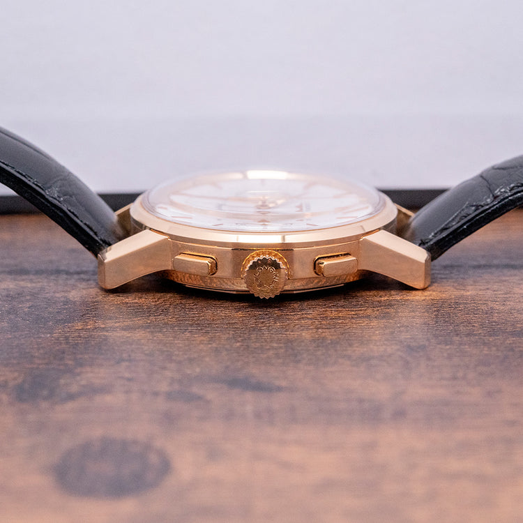 2008 Longines Heritage Flagship Chronograph 18ct Gold L4.756.6