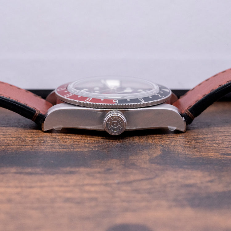 2019 Stickered Tudor Black Bay GMT 41mm on Strap 79830RB