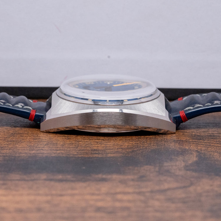 1970s Aquastar Regate Blue Dial Yacht Timer Automatic 39mm