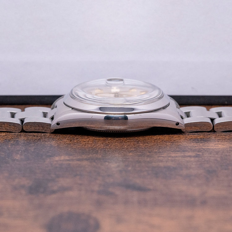 1982 Rolex Oyster Perpetual Date 34mm Silver Dial 15000