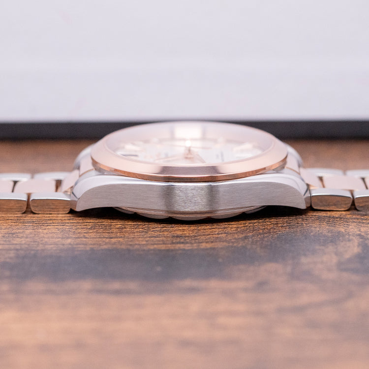 2019 Omega Seamaster Aqua Terra Silvery Dial 38mm Steel & Gold