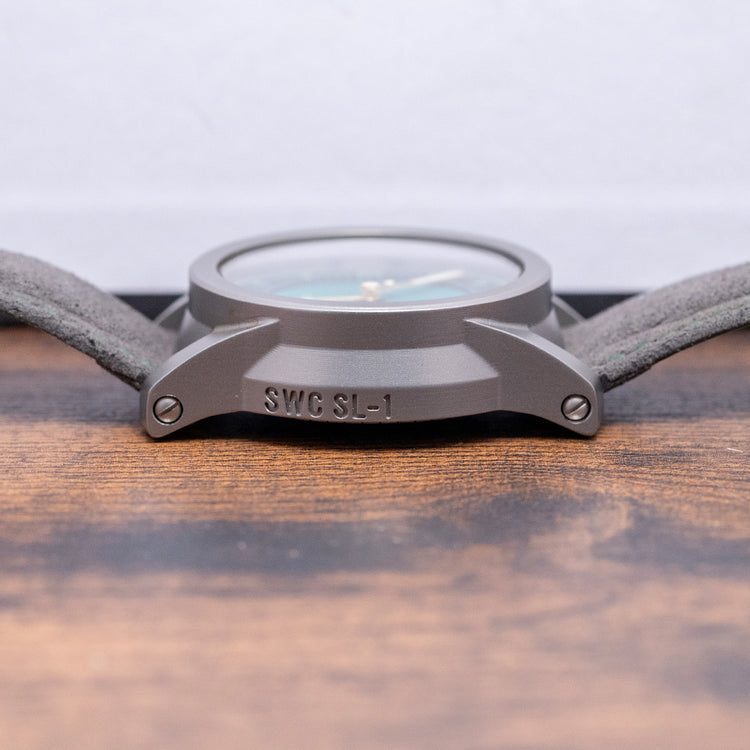 2020 Schofield Strange Lights Not Quite Green Titanium 44mm