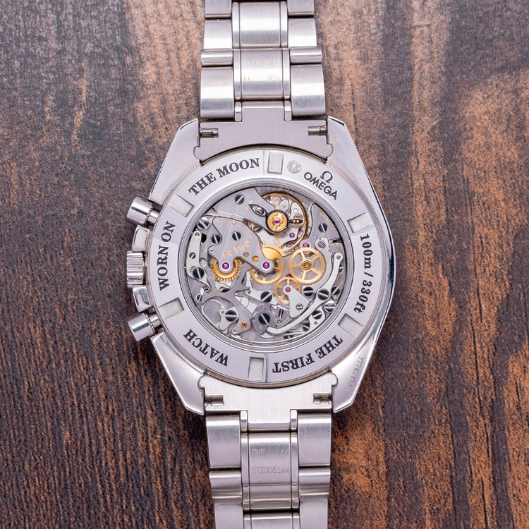 2019 Omega Speedmaster Moonphase Aventurine Dial 44mm