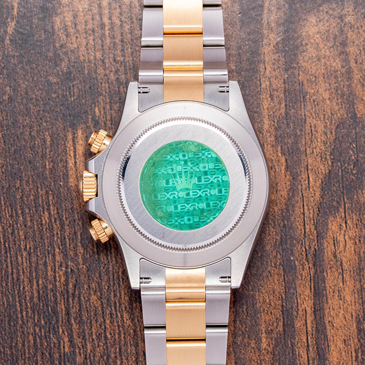 2002 Rolex Daytona Steel & Gold 'Slate' Dial 40mm Unpolished 116523