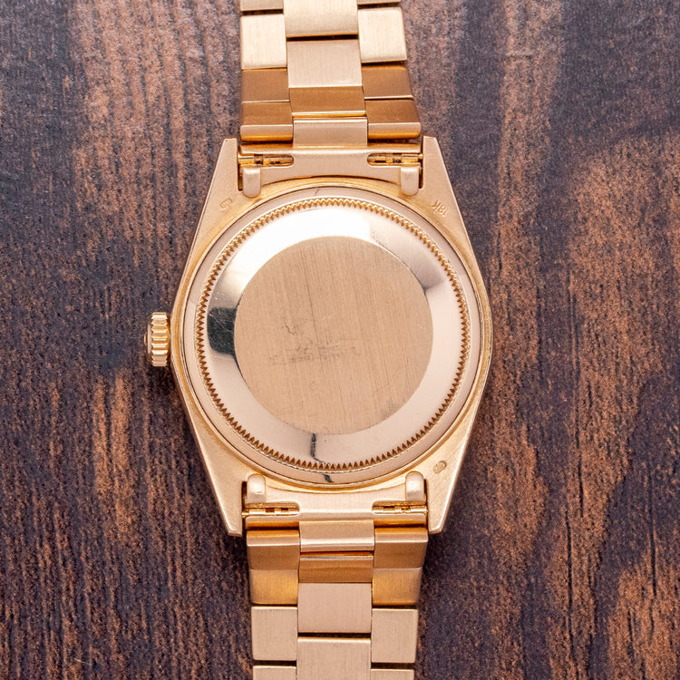 1986 Rolex Day-Date 36mm Champagne Dial 18038