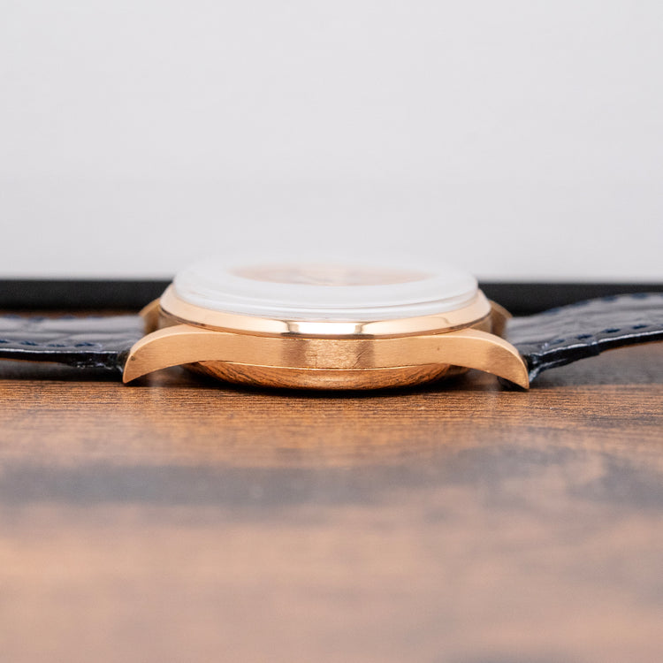 1950s Aidix Chronographe Suisse 18ct Gold Landeron 48 37.5mm