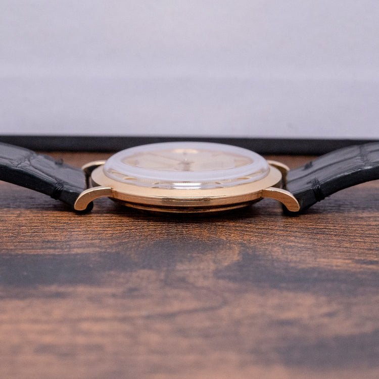 1954 Movado 'Gentleman' 18ct Yellow Gold 8423 With Box & Papers