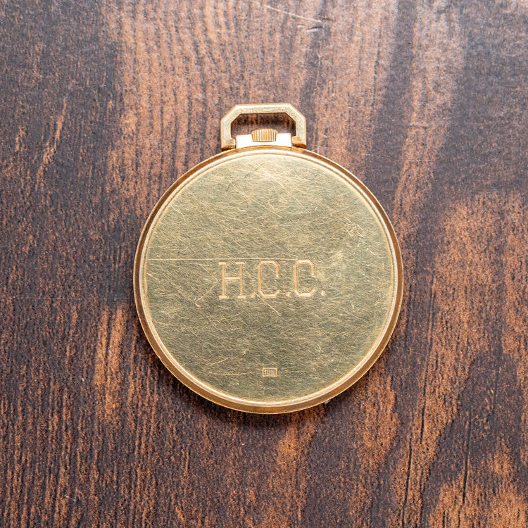 1952 Patek Philippe 18ct Yellow Gold Pocket Watch Reference 600
