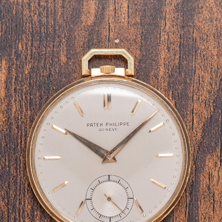 1952 Patek Philippe 18ct Yellow Gold Pocket Watch Reference 600