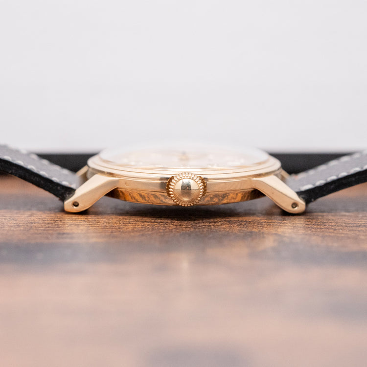 1950s Movado 14K Gold 'FB' Case 'Calatrava' Manual 261 31.5mm
