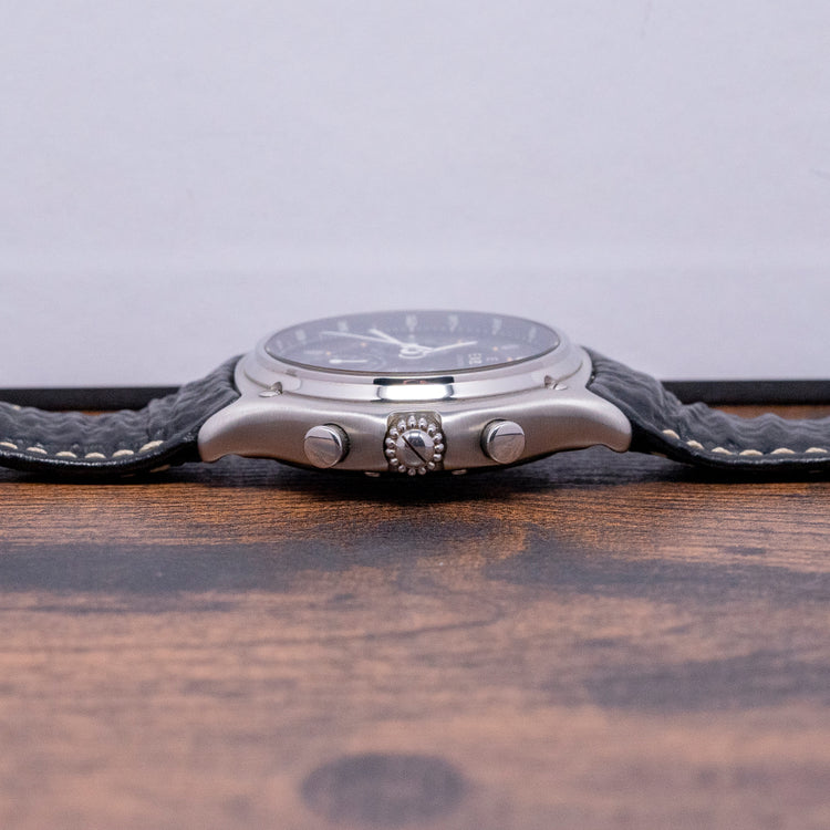 Near NOS 1996 Ebel Le Modulor Chronograph Black 9137241