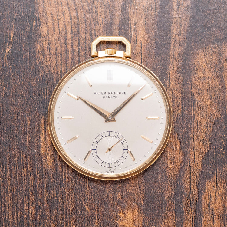 1952 Patek Philippe 18ct Yellow Gold Pocket Watch Reference 600