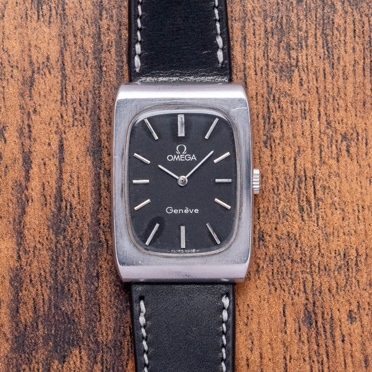 1975 Omega Genève "Tank" Black Dial 25x33.5mm 511.0469