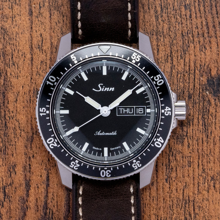2023 Sinn 104 ST SA Black Automatic on Strap