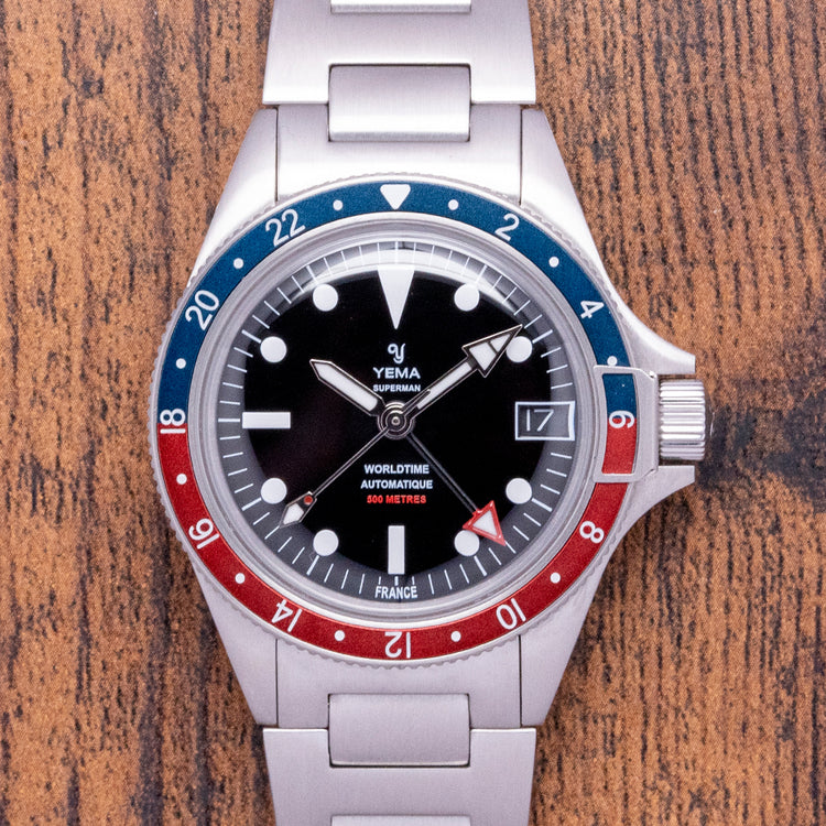 2023 Yema Superman 500 GMT Automatic "Pepsi" 39mm