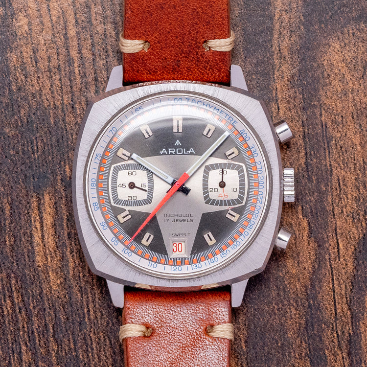 1970s Arola 'Camaro' Chronograph 37mm Valjoux 7734